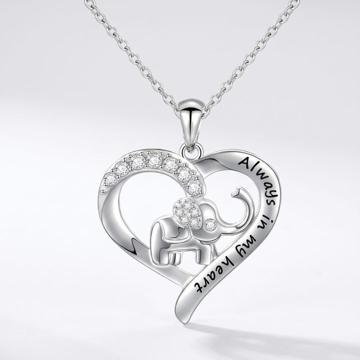 Trunkful Of Love Elephant Necklace