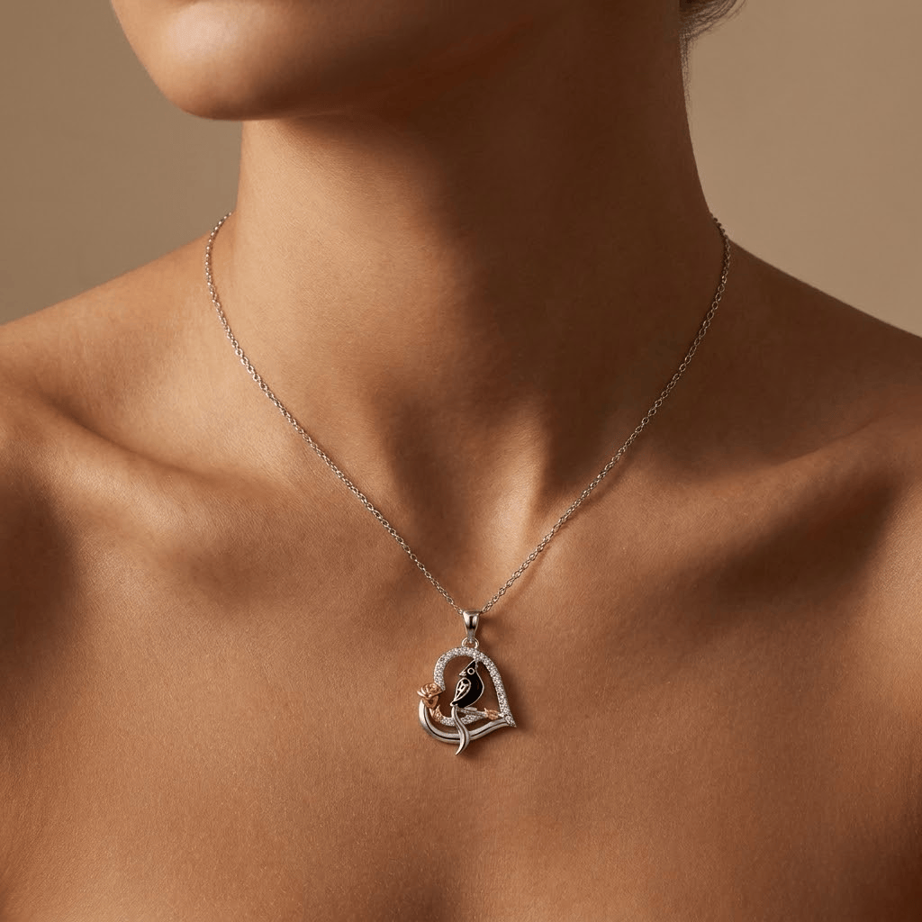 Starlight Cardinal Necklace
