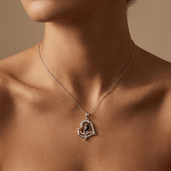 Starlight Cardinal Necklace