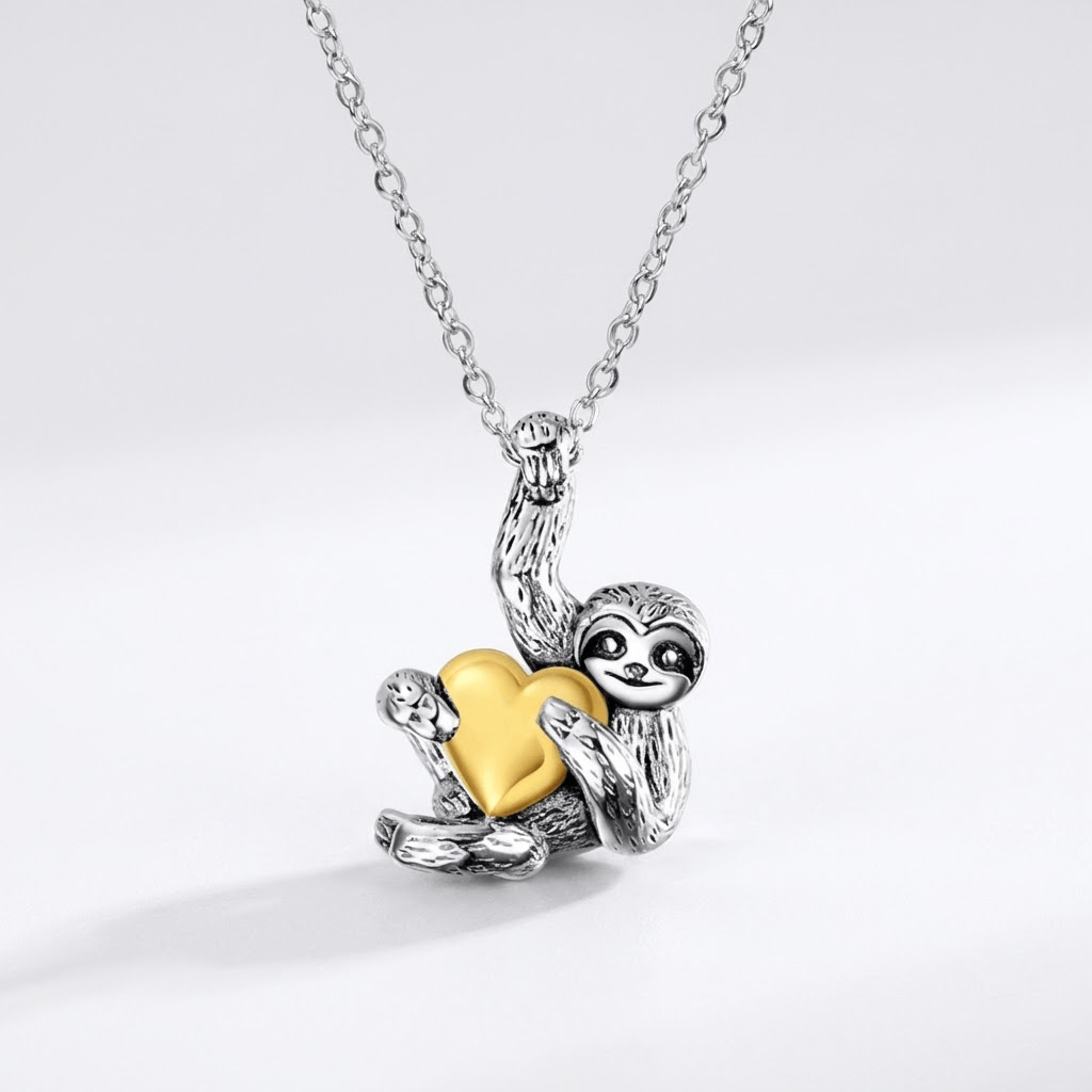 Hanging Sloth Necklace