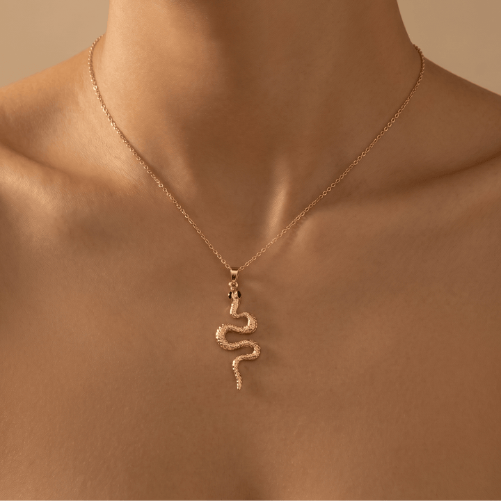 Gold Serpent Necklace