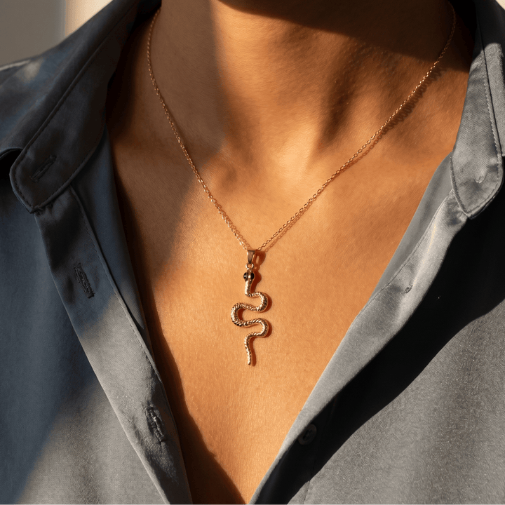 Gold Serpent Necklace
