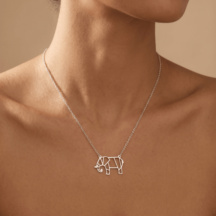 Simple Elephant Necklace
