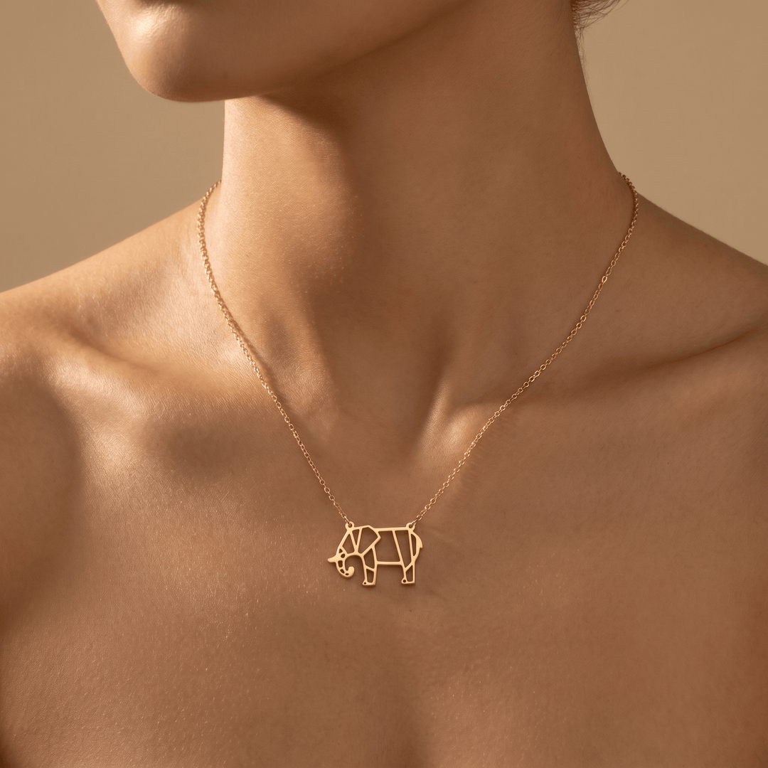 Simple Elephant Necklace