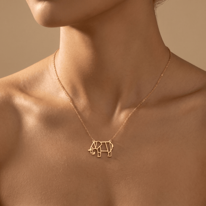 Simple Elephant Necklace