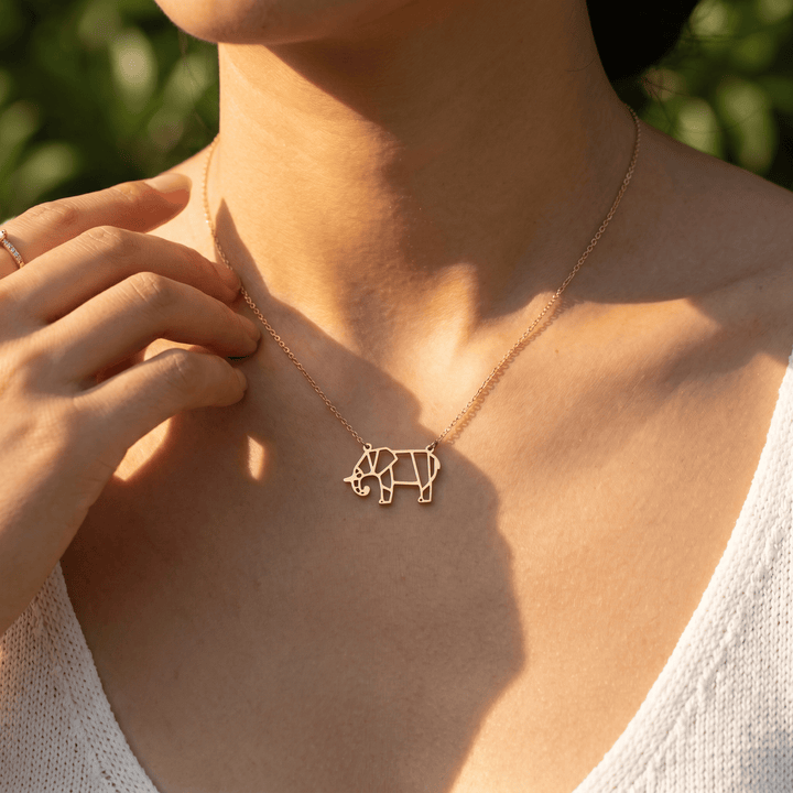 Simple Elephant Necklace