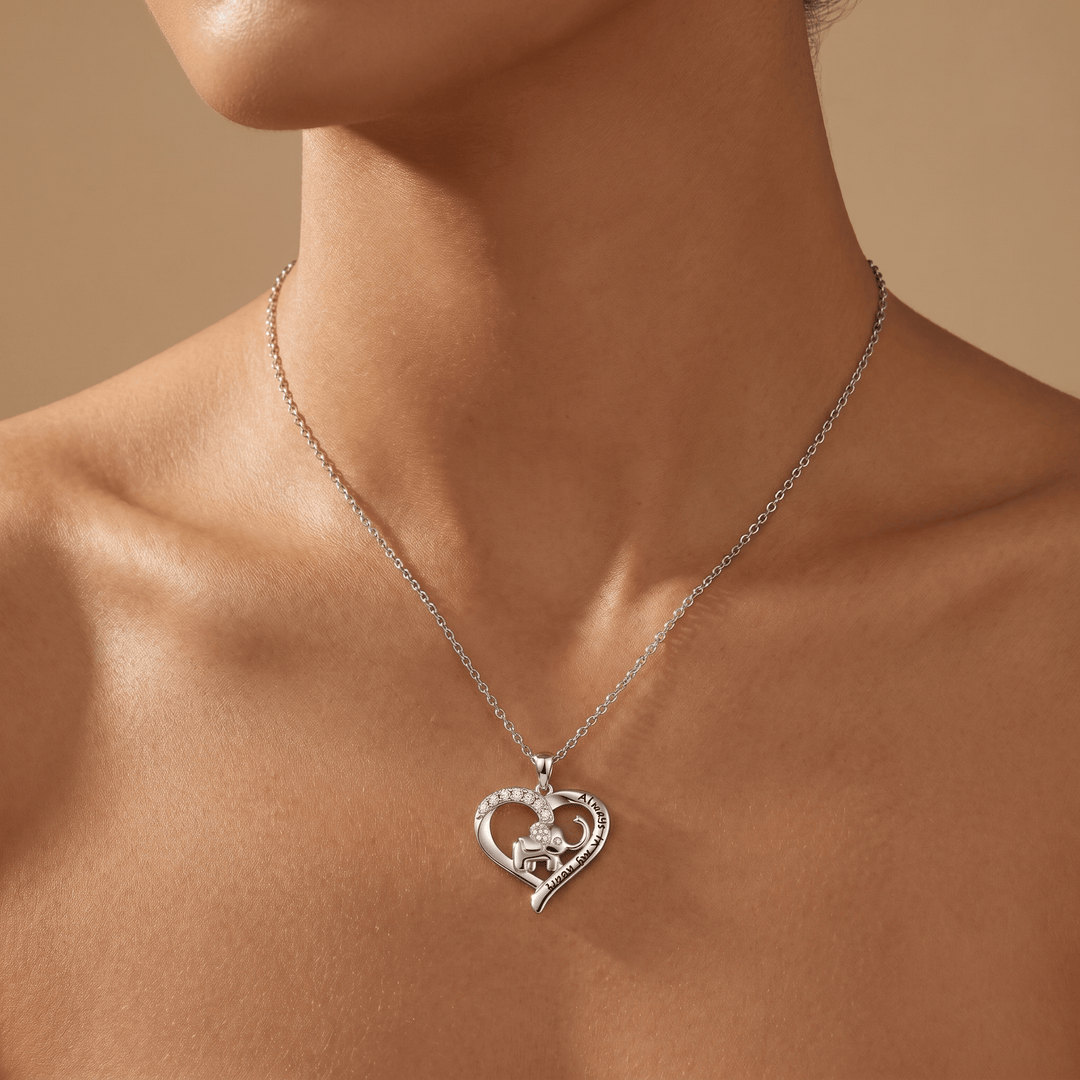 Trunkful Of Love Elephant Necklace