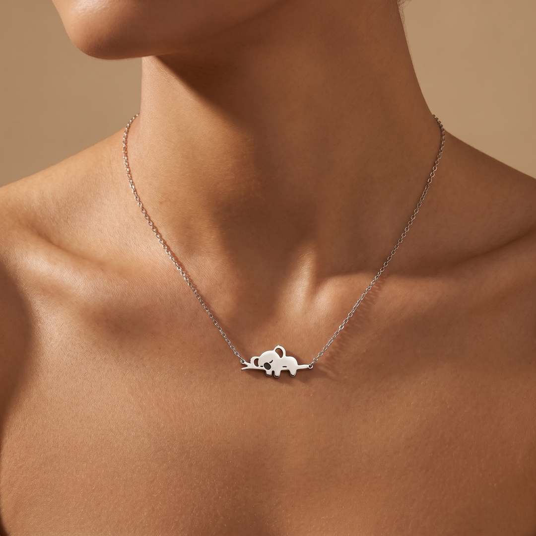 Branch Nap Koala Necklace