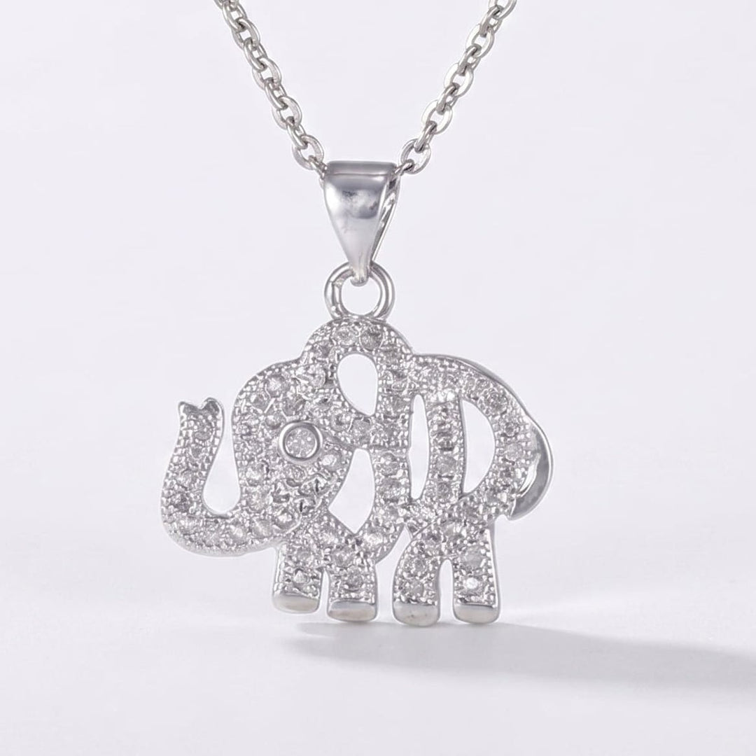 Sparkle Elephant Necklace