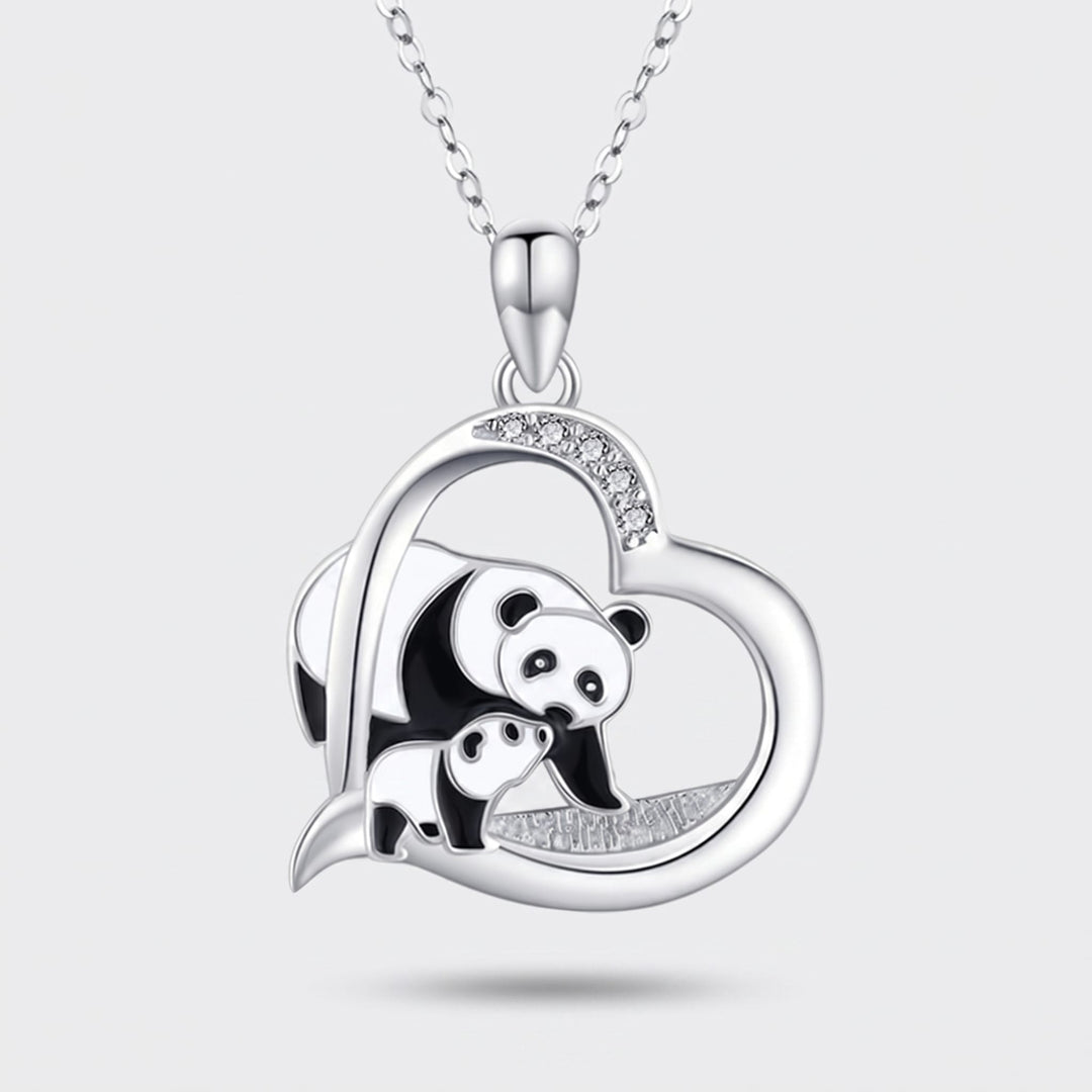 Mother &amp; Cub Panda Necklace