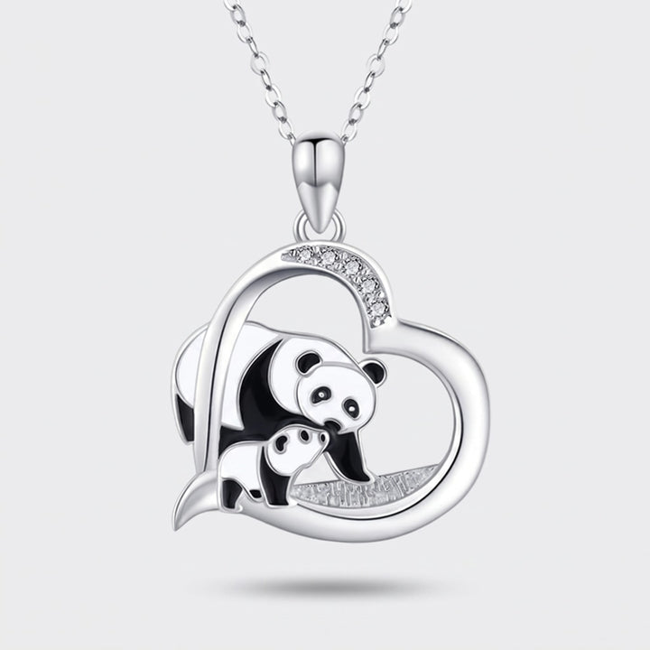 Mother &amp; Cub Panda Necklace