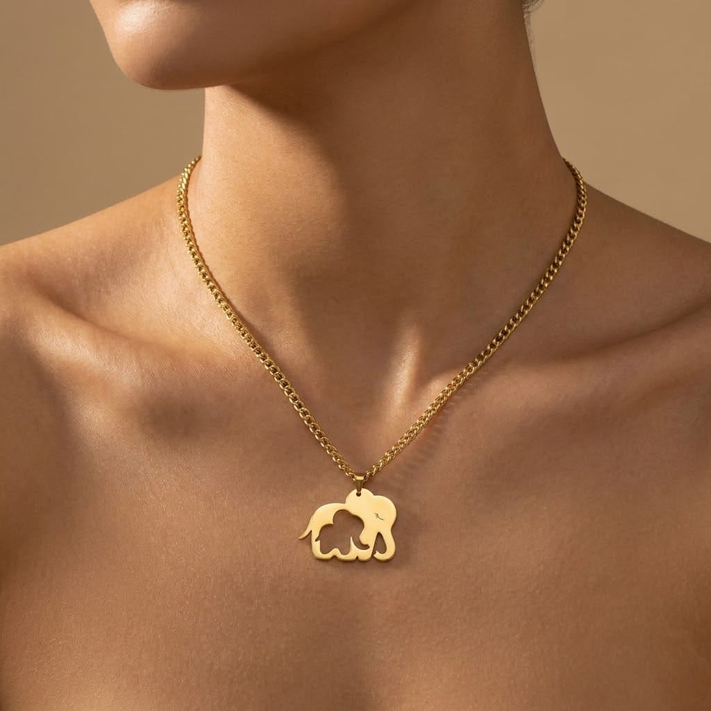 Mama Elephant Necklace