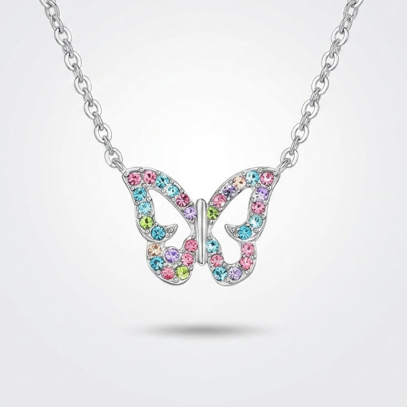 Confetti Butterfly Necklace