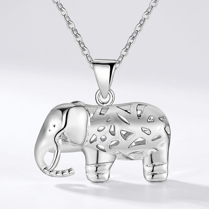 Lucky Elephant Mosaic Necklace