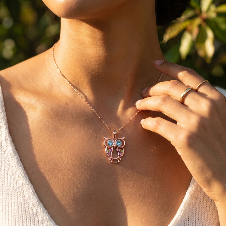 Twilight Owl Necklace