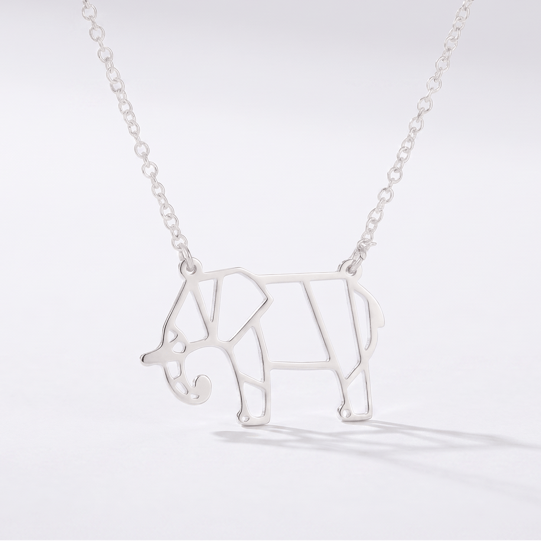 Simple Elephant Necklace