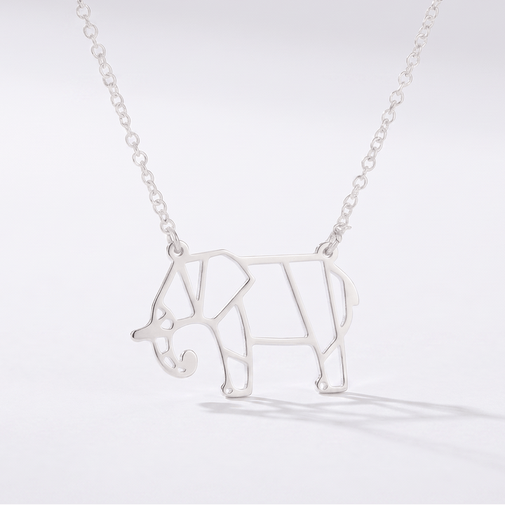 Simple Elephant Necklace
