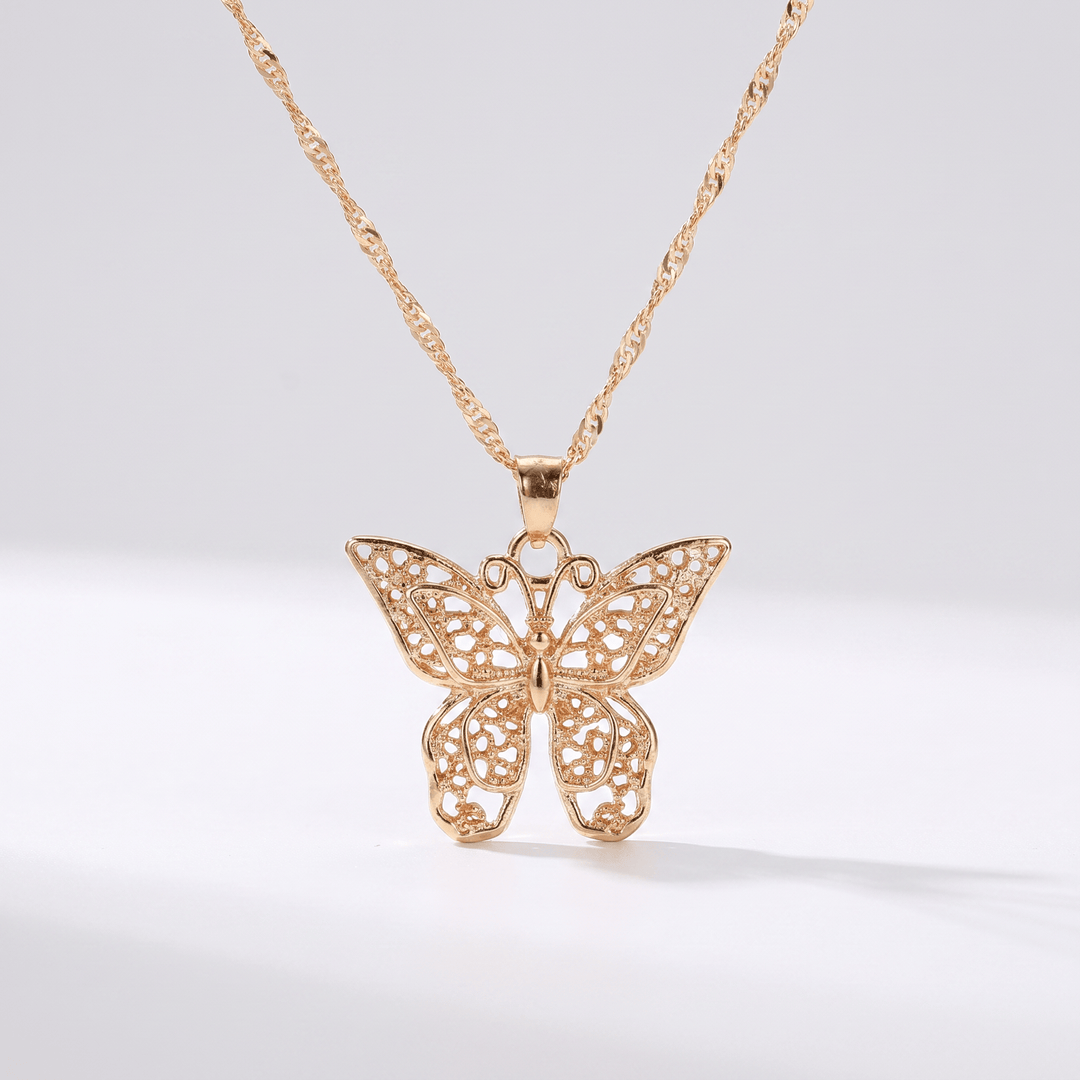 Butterfly Spark Necklace