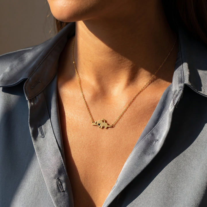 Branch Nap Koala Necklace