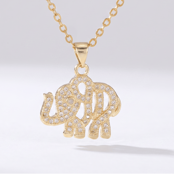 Sparkle Elephant Necklace
