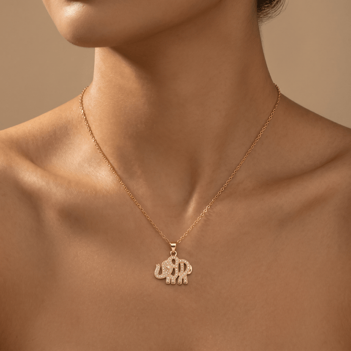 Sparkle Elephant Necklace