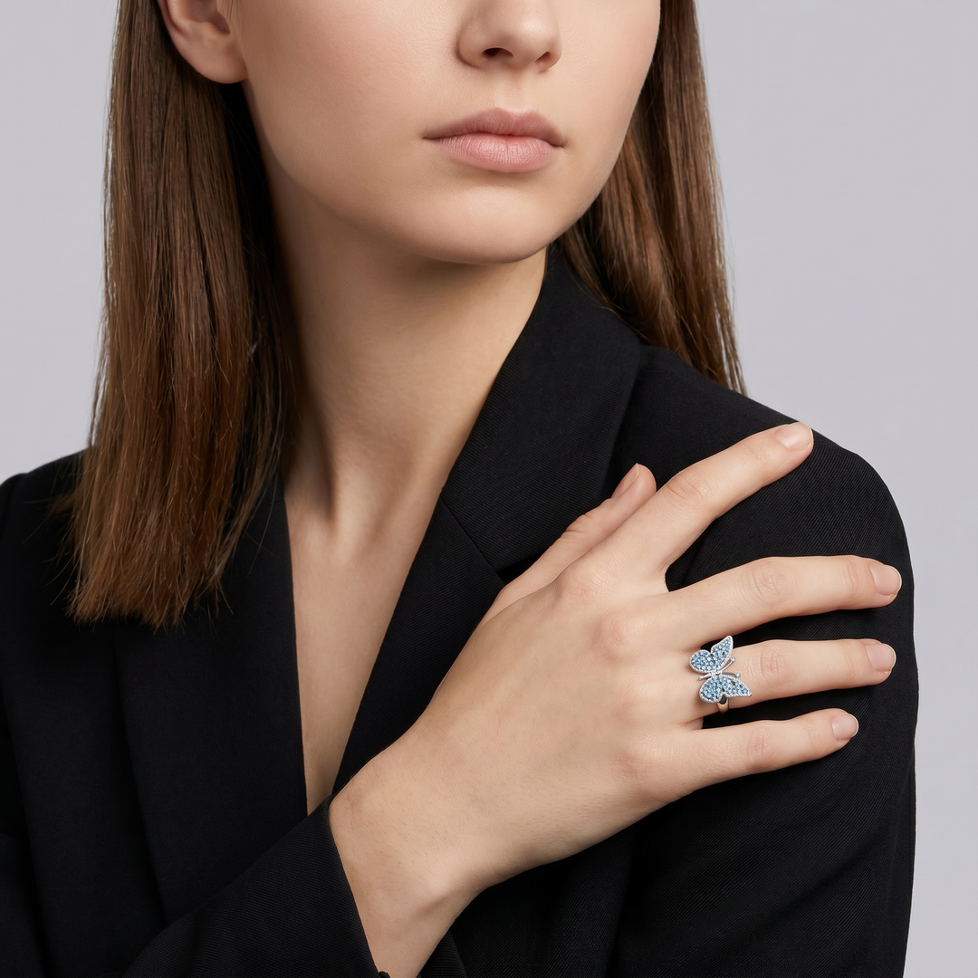 Ocean Spirit Butterfly Ring