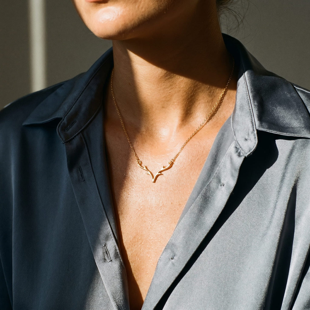 Wild &amp; Free Antler Necklace
