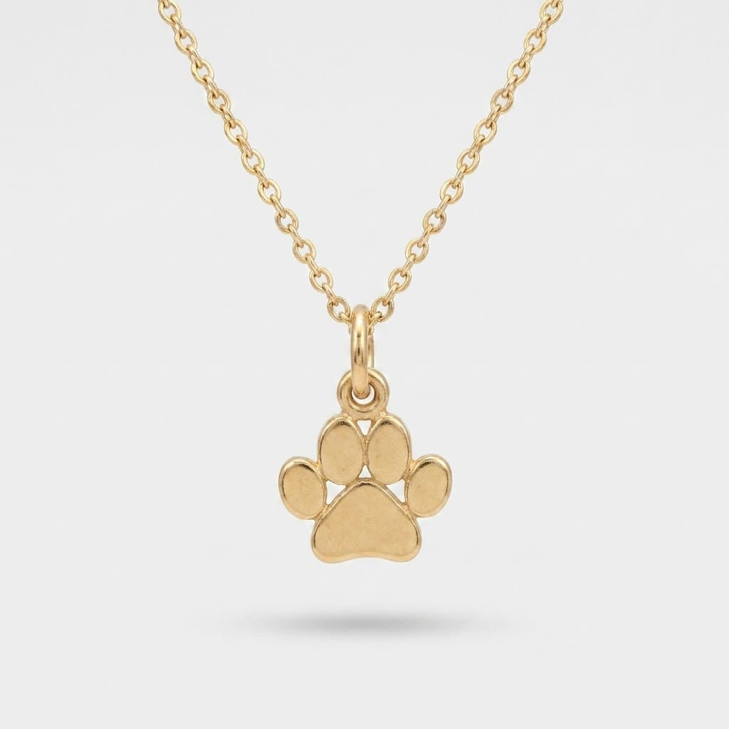 Silver Paw Necklace