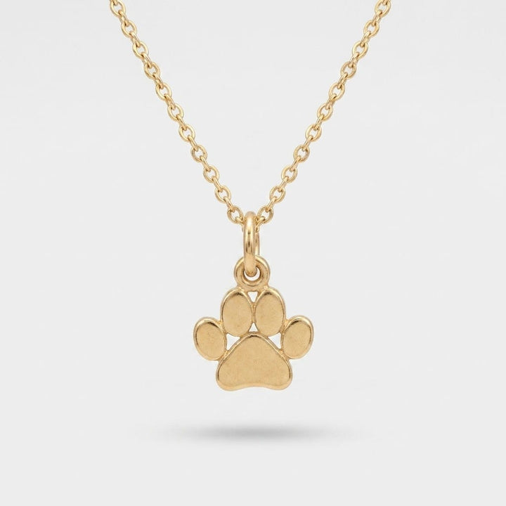 Silver Paw Necklace