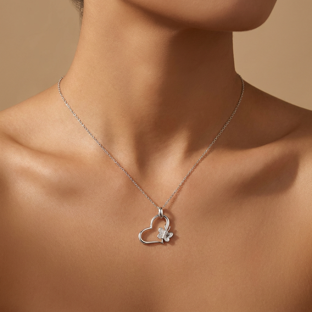 Resting Wings Butterfly Necklace