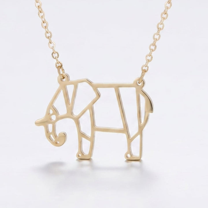 Simple Elephant Necklace