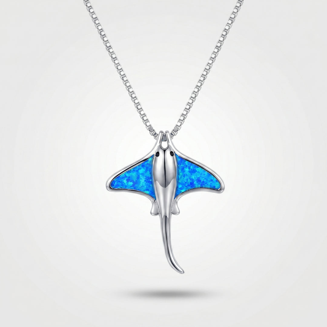Ocean Glider Manta Necklace