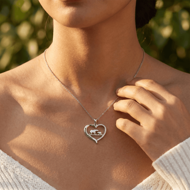 Mama &amp; Cub Forever Necklace